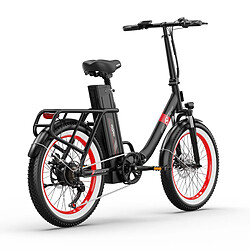 Acheter Vélo électrique pliable OneSport OT16-2 20" Moteur 250 W Batterie 48 V 17 Ah - Rouge