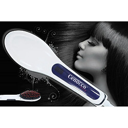 Cenocco Brosse chauffante lissante blanc Cennoco CC9011-BLANC