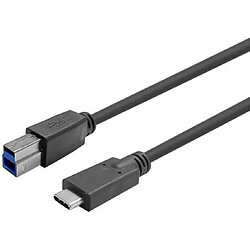 Vivolink PROUSBCBMM7.5 USB Kabel 7,5 m USB 3.2 Gen 1 (3.1 Gen 1) USB C USB B Schwarz (PROUSBCBMM7.5) 