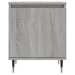 Acheter vidaXL Table de chevet sonoma gris 40x30x50 cm bois d'ingénierie