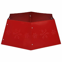 Acheter vidaXL Jupe de sapin de Noël Rouge Ø68x25 cm