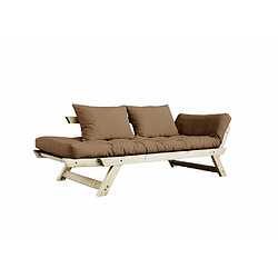 Avis Inside 75 Banquette méridienne futon BEBOP pin naturel coloris mocca couchage 75*200 cm.