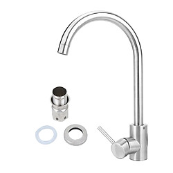 ComfortXL Robinet en acier inoxydable moderne pour la cuisine et la salle de bain, 