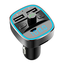 Émetteurs FM De Voiture Sans Fil Appel Mains Libres Multifonction Double Port USB