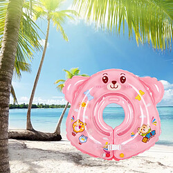 Gonflable Bébé Flotteur De Bain Enfants Cou Anneau Formateur Baignoire Piscine Jouet Rose pas cher