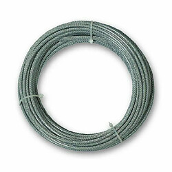 Chapuis CCG510 Câble gaine pvc acier galvanise 97 kg D 3/5 mm L 10 m