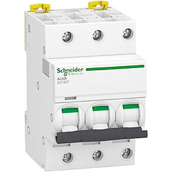 disjoncteur - schneider acti9 idt40t - 3 pôles - 40a - courbe d - 6 ka - schneider electric a9p32340