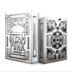 Universal Vélo Argent Steampunk Deck Magic Card Poker Magic Accessories Fermer Magicien Professionnel Trucs Magiques | Jeu de Cartes