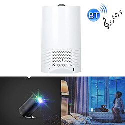 Wewoo Enceinte Bluetooth d'intérieur blanc 1 6 W USB Port de chargeable Projecteur Laser Stéréo Haut-Parleur 