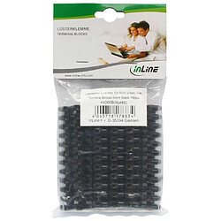 Bornier InLine® 6mm² 24 ports noir 10 pcs.