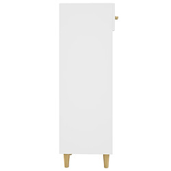 Acheter vidaXL Armoire à chaussures Blanc 30x35x105 cm Bois d'ingénierie