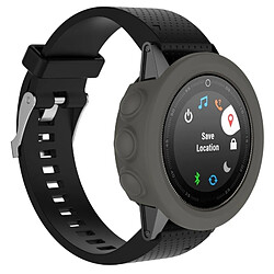 Wewoo Protection écran Étui de en silicone solide pour montre Garmin 5 / 5S / 5X Gris 