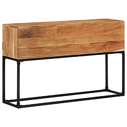 vidaXL Table console 120x30x75 cm Bois d'acacia massif