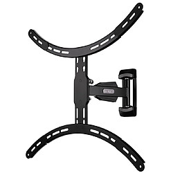 HAMA Support mural tv orientable, 3 étoiles, 191 cm (75"), 1 bras, noir