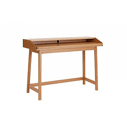 Acheter Paris Prix Bureau Design avec Plateau Coulissant St James 116cm Chêne