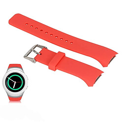 Wewoo Bracelet de montre couleur unie avec dragonne pour Galaxy Gear S2 R720 (rouge melon)