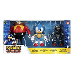 Jakks Coffret 3 figurines Sonic The Hedgehog 30Th Anniversary pack 3 figures 10cm