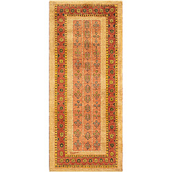 Vidal Tapis de couloir en laine 196x84 brun Kashkuli