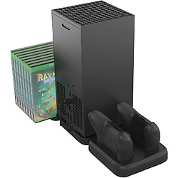 Winkoo.fr Socle pour Xbox avec 2 stands de charge pour les manettes et un rangement pour les jeux