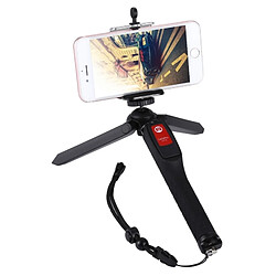 Wewoo Selfie Stick pour Smartphones, appareils photo numériques, caméras de sport GoPro 3 en 1 trépied portatif autoportrait monopode extensible bâton avec obturateur à distance