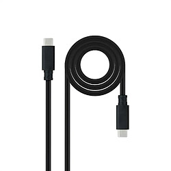 Câble USB C NANOCABLE 10.01.4100 Noir 50 cm