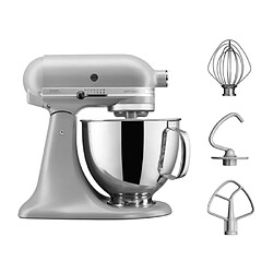 Kitchenaid 5KSM125EFG Robot Multifonction 4.8L 300W Acier Inoxydable Gris