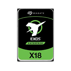 Seagate Technology Exos X18 Disque Dur HDD Interne 10To 3.5" 7200tr/min SAS Noir 