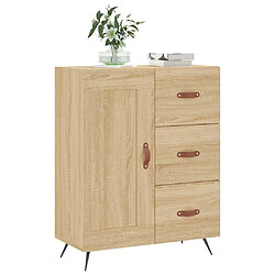 Avis Maison Chic Buffet,Meuble de Rangement,commode pour salon,Cuisine chêne sonoma 69,5x34x90 cm bois d'ingénierie -MN97647