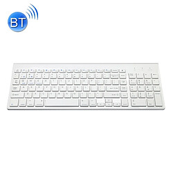 Wewoo Clavier sans fil QWERTY blanc pour ordinateur portable, tablette et Smartphones, Android / iOS / Windows ou une version mise à jour K368 Dual Mode Dual Channel 102 touches sans Bluetooth 