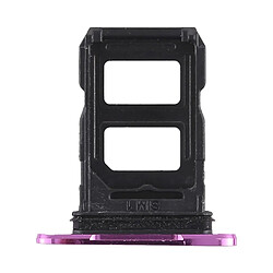 Wewoo 3 x Bac de carte SIM pour OPPO R17 Pro (Violet) 