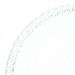 Scrapcooking Plat dentelle rond Ø 32 cm - Blanc