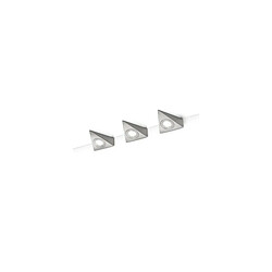 TRIO LIGHTING Applique Ecco Nickel Mat 3x3W SMD LED