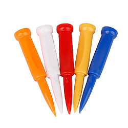 Tés De Golf Professionnels En Plastique 35pcs - 70 Mm 2-3 / 4 Pouces - Couleurs Mélangées Golf Tees