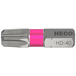 Heco - Schrauben Embouts HECO-Drive HD-40 code Rose - Boite de 10 - 57098 