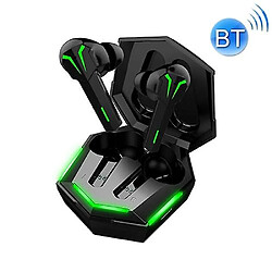 Universal GM3 éblouissant LED sans fil jeu sport sport intérieur TWS Bluetooth casque avec boîte de charge. 