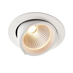 Saxby Downlight Encastrable Rond 30W CCT 30W Peinture Blanc Mat 