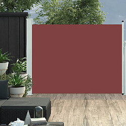 vidaXL Auvent latéral rétractable de patio 140x500 cm Marron 