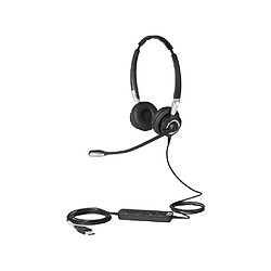 Jabra BIZ 2400 II Duo USB MS Bluetooth - Casque arceau -Noir