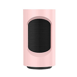 Wewoo Chauffage électrique Mini ménage bureau secouant la tête de radiateur réchauffeur ventilateur chaud rose