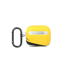 Ferrari Coque pour Airpods 3 Anti-choc en Silicone Jaune