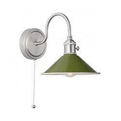 Luminaire Center Applique murale Hadano Chrome antique 1 ampoule 20cm Coloris : Chrome antiqueNombre d'ampoules : 1Type d'ampoule : E14Puissance Max en Watts (W) : 40Ampoules incluses : NonIP20Hauteur en Cm : 20Largeur en Cm : 18Profo