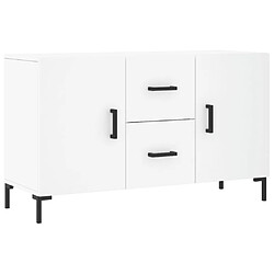 Maison Chic Buffet,Meuble de Rangement,commode pour salon,Cuisine blanc 100x36x60 cm bois d'ingénierie -MN72983