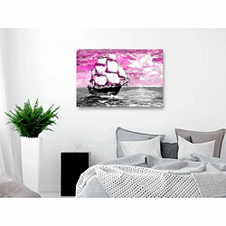 Paris Prix Tableau Imprimé Spring Cruise Wide Pink 60 x 90 cm