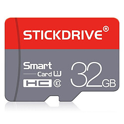 Wewoo Carte Micro SD STICKDRIVE 32GB U1 mémoire TF rouge et grise SD