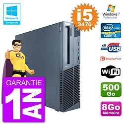 PC Lenovo ThinkCentre M82 SFF i5-3470 RAM 8Go Disque 500Go Graveur DVD Wifi W7 - Occasion