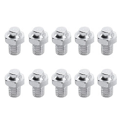 20pcs Vélo Pédalier Pédale Vis Antidérapant - Argent Rouge