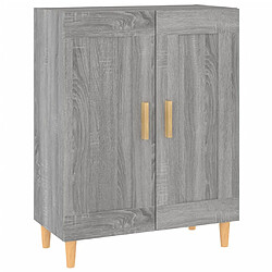 vidaXL Buffet Sonoma gris 69,5x34x90 cm Bois d'ingénierie