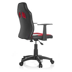 Chaise de bureau / Siège pivotant enfant TEEN GAME AL noir rouge hjh OFFICE pas cher