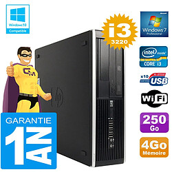 PC HP Compaq 8300 SFF Core I3-3220 Ram 4Go Disque 250 Go Graveur DVD Wifi W7 - Occasion