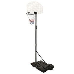 Avis vidaXL Support de basket-ball Blanc 216-250 cm Polyéthylène